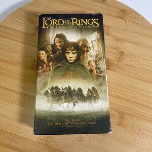 The Lord Of The Rings The Fellowship Of The Ring VHS 2001 Peter Jackson